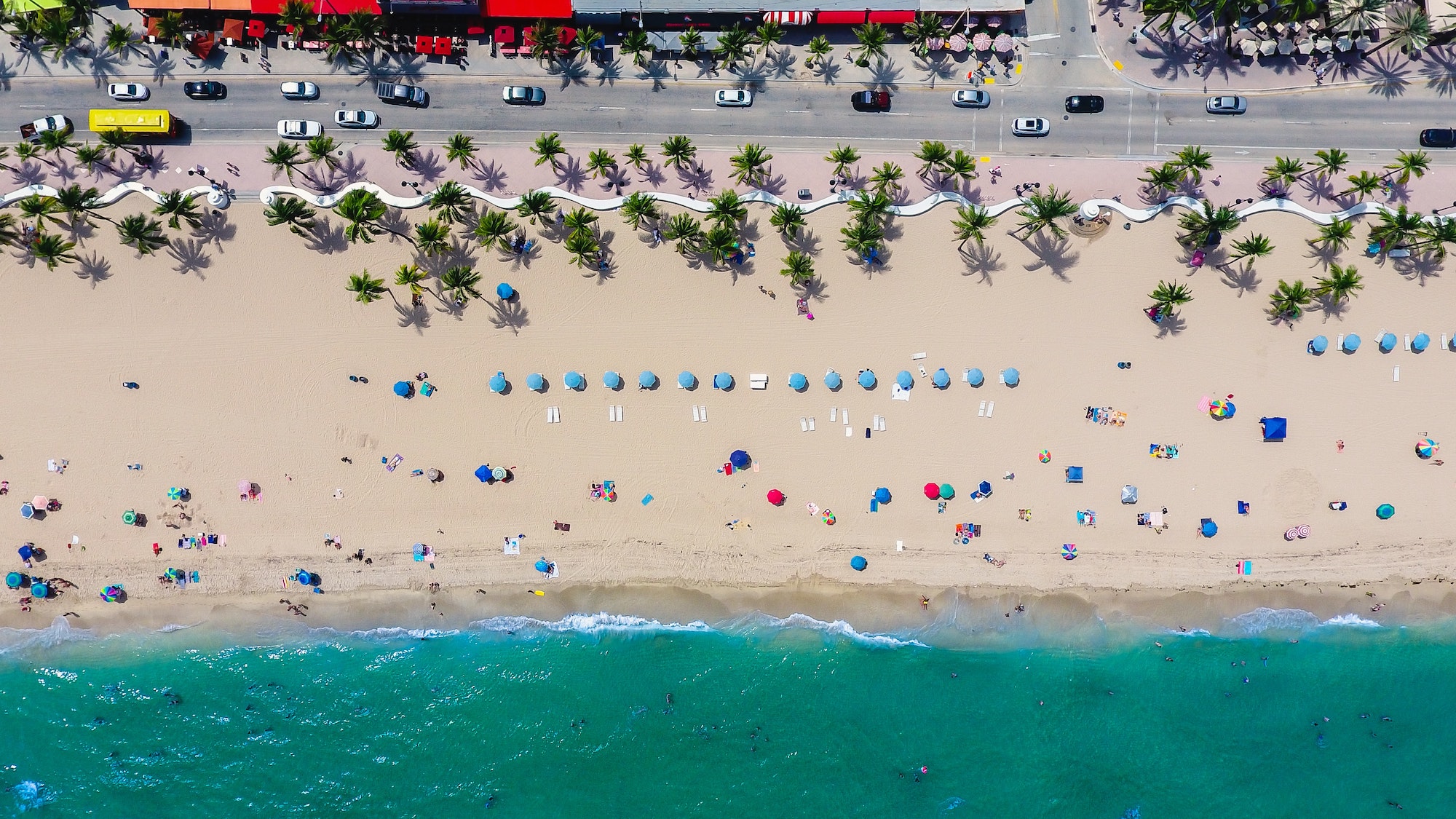 Overhead Beach In Miami